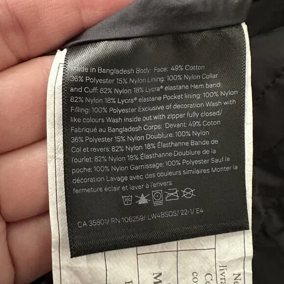 Lululemon Non-Stop Cotton Reversible Bomber Jacket in Black - Picture 13 of 16